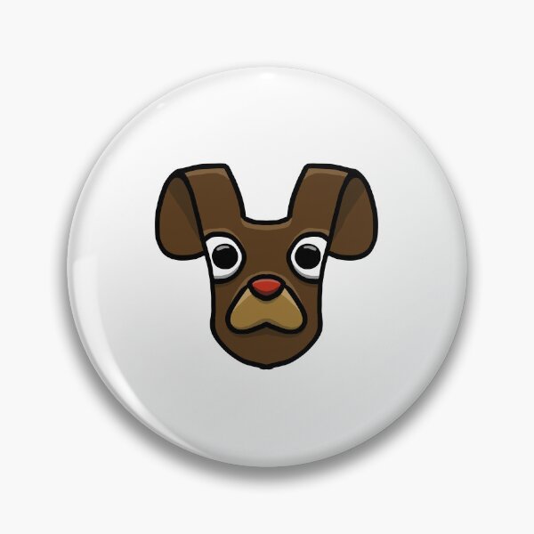 Item preview, Cute Brown Dog Face – Floppy Ear Puppy Sticker Art designed and sold by davidmalec.
