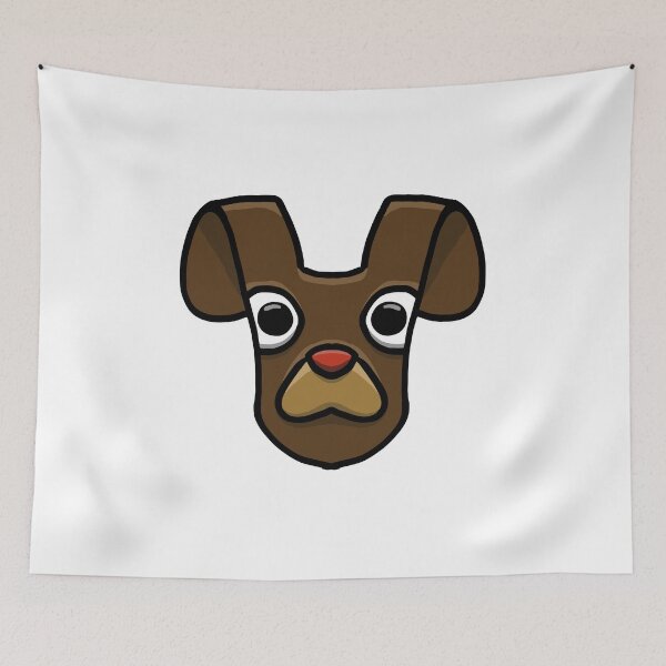 Item preview, Cute Brown Dog Face – Floppy Ear Puppy Sticker Art designed and sold by davidmalec.