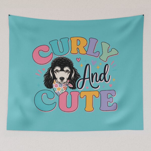 Item preview, Curly And Cute Poodle designed and sold by The Mutt House.