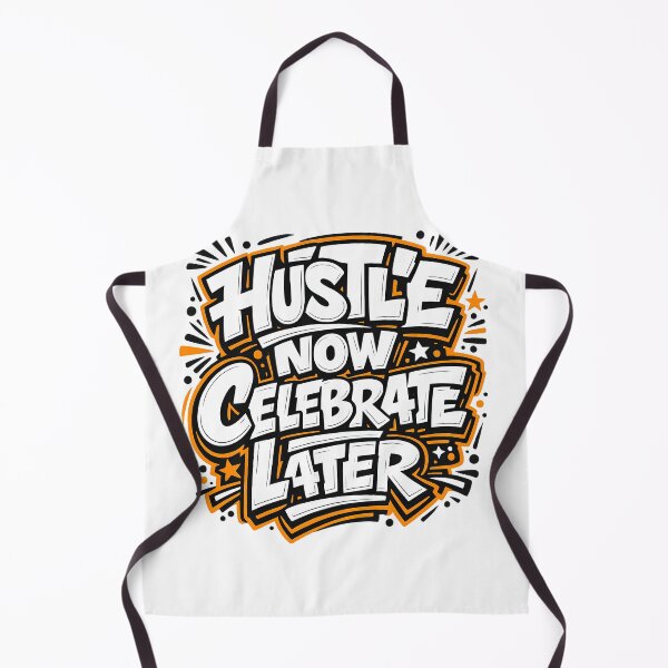 Item preview, Hustle Now, Celebrate Later – Premium Graffiti Typography Streetwear Vector Design designed and sold by ZayCreates.