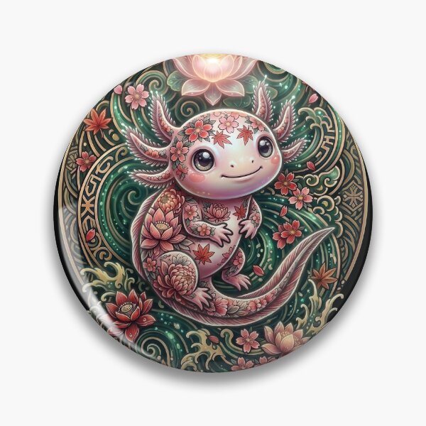 Item preview, Sacred Blossom Baby Axolotl designed and sold by HexOne.