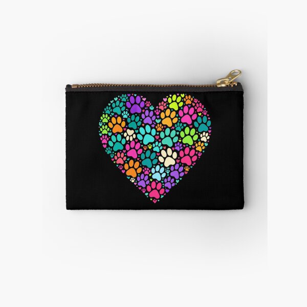 Item preview, Colorful Pastel Paw Print Heart Design designed and sold by GiaoCalonas.
