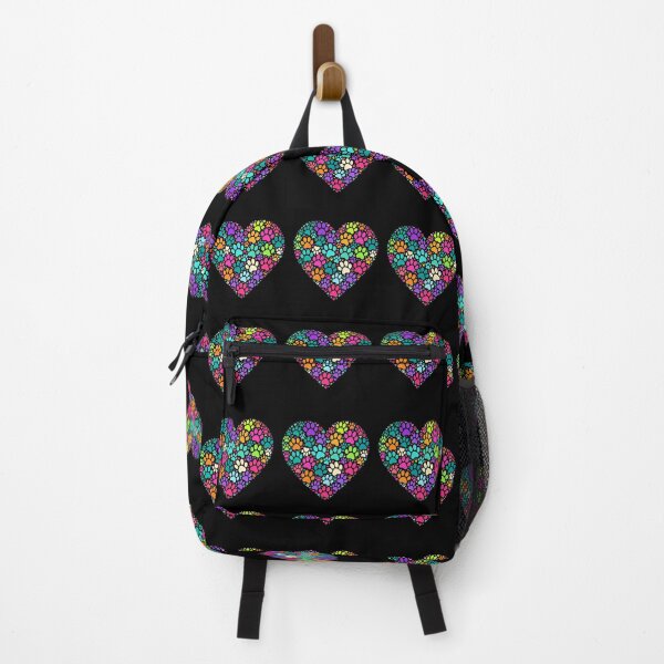 Item preview, Colorful Pastel Paw Print Heart Design designed and sold by GiaoCalonas.