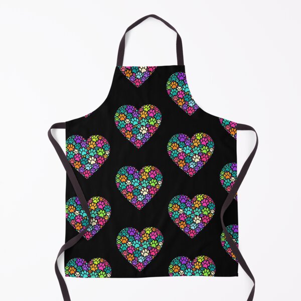 Item preview, Colorful Pastel Paw Print Heart Design designed and sold by GiaoCalonas.