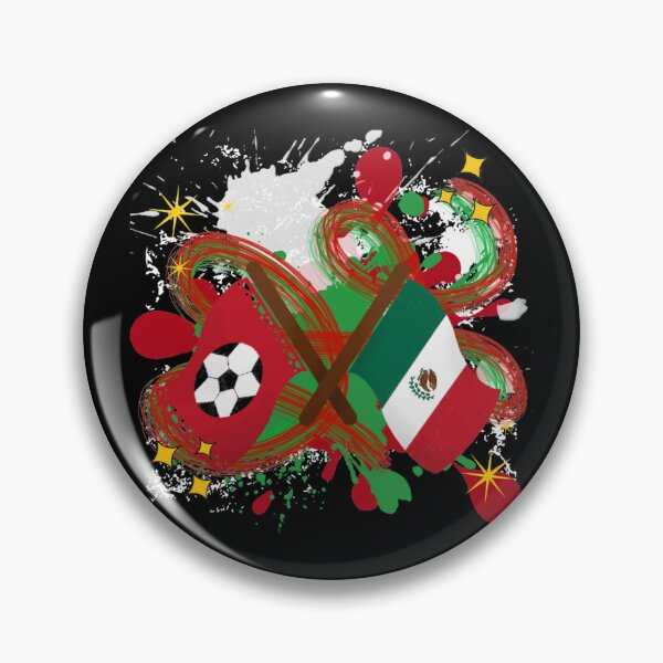 Item preview, Mexican Soccer Flag with paint splatter  designed and sold by artbyomega.