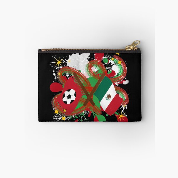 Item preview, Mexican Soccer Flag with paint splatter  designed and sold by artbyomega.