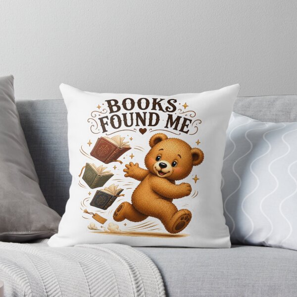 Item preview, Books Found Me Teddy Bear Sticker designed and sold by DreamTags Studio.
