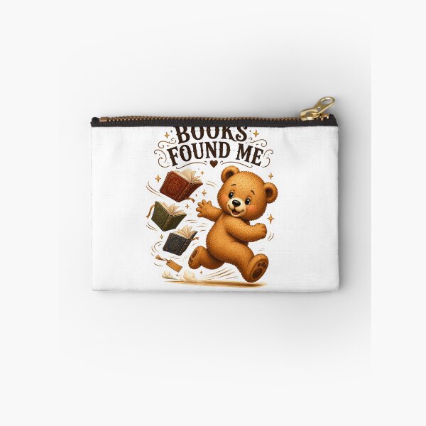 Item preview, Books Found Me Teddy Bear Sticker designed and sold by DreamTags Studio.