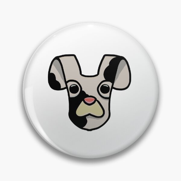 Item preview, Cute Spotted Dog Face – Black and Tan Puppy Sticker Art designed and sold by davidmalec.