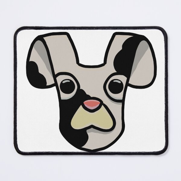 Item preview, Cute Spotted Dog Face – Black and Tan Puppy Sticker Art designed and sold by davidmalec.