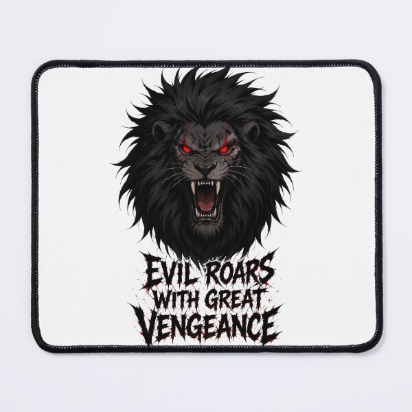 Item preview, Evil Roars with Great Vengeance designed and sold by Villain Vault.
