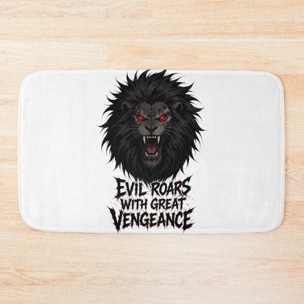 Item preview, Evil Roars with Great Vengeance designed and sold by Villain Vault.