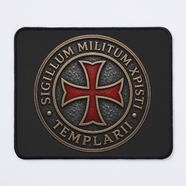 Item preview, Templar Seal Knights of Christ Medieval Crusader Cross designed and sold by PixelBlob.