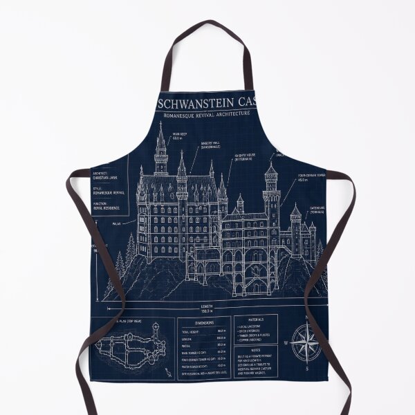 Item preview, Neuschwanstein Castle Blueprint designed and sold by SunnyDesign82.