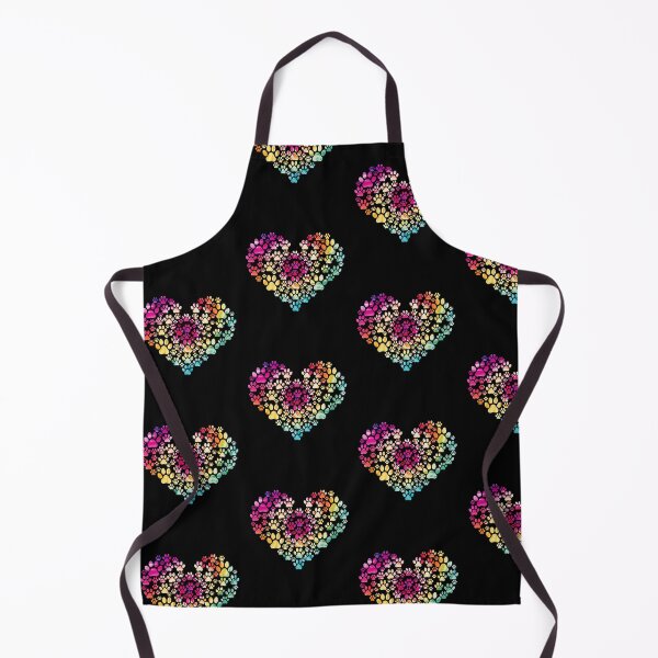 Item preview, Colorful Watercolor Paw Print Heart Art designed and sold by GiaoCalonas.