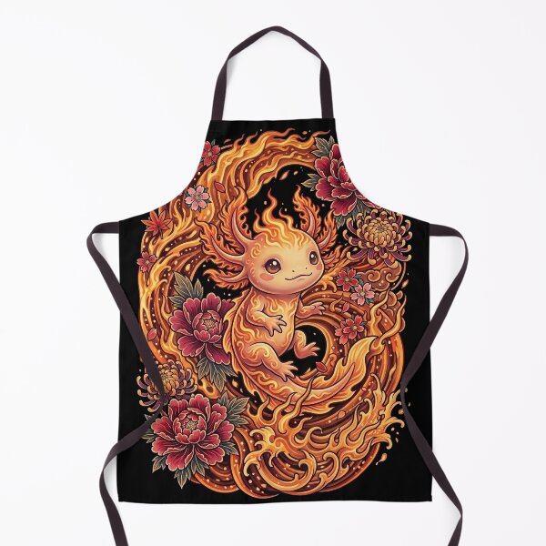Item preview, Fire Spirit Baby Axolotl designed and sold by HexOne.