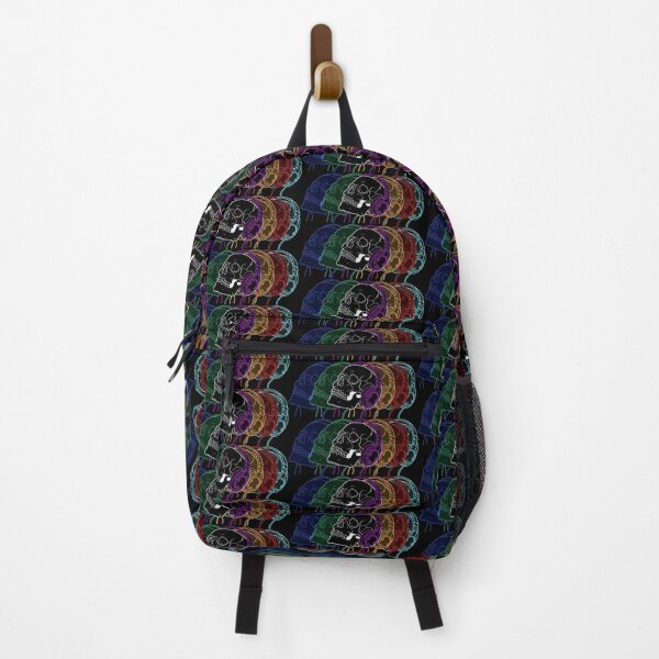Item preview, Rainbow Skull Streamer Headphones – Glitch Alt Goth Design designed and sold by ShirtRemarks.