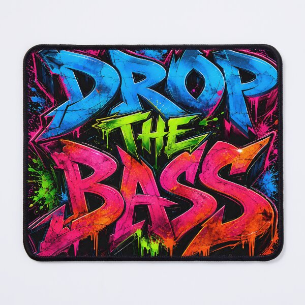 Item preview, Drop The Bass – Neon Graffiti Impact designed and sold by RH Design Lab.