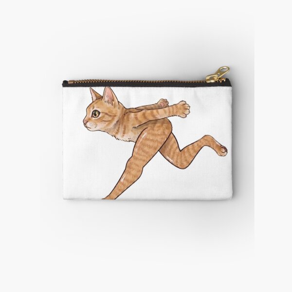 Item preview, Funny Running Cat With Human Legs Illustration designed and sold by Ahmedsyde.
