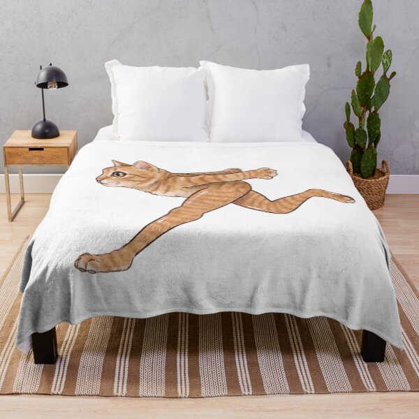 Item preview, Funny Running Cat With Human Legs Illustration designed and sold by Ahmedsyde.