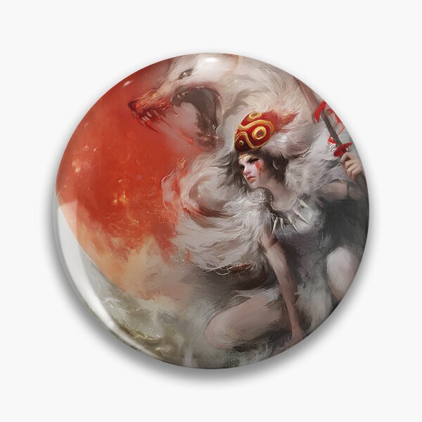 Item preview, Cute kawaii art girl [[momonokes's]] -%[ghiblis]%- ride wolf aways  designed and sold by uwwooshop.