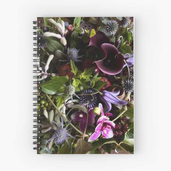 Item preview, Moody Dark Floral Arrangement Art designed and sold by PapoBotanica.