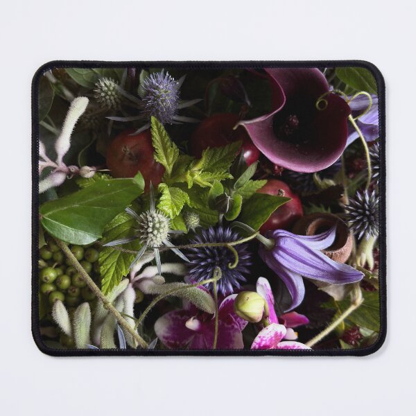 Item preview, Moody Dark Floral Arrangement Art designed and sold by PapoBotanica.