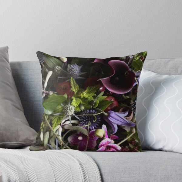 Item preview, Moody Dark Floral Arrangement Art designed and sold by PapoBotanica.