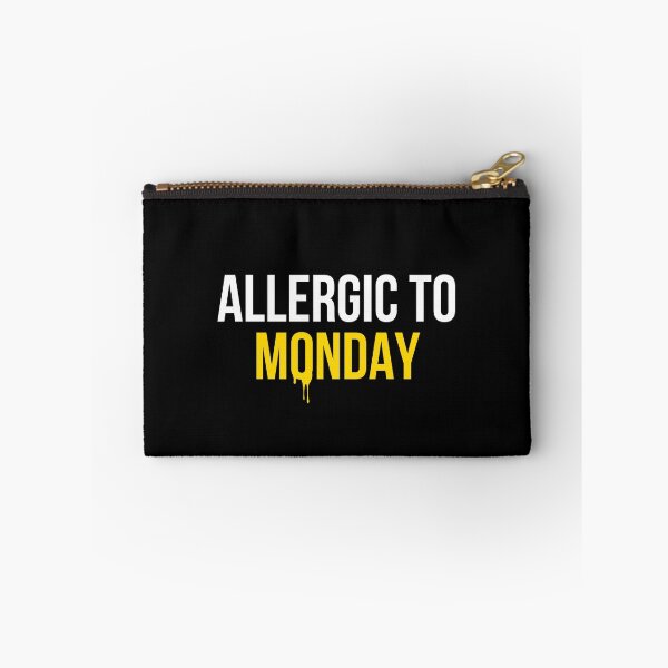 Item preview, Allergic To Mondays Funny Work Humor T-Shirt Office Gift Sarcastic Quote Tee designed and sold by TongTang.