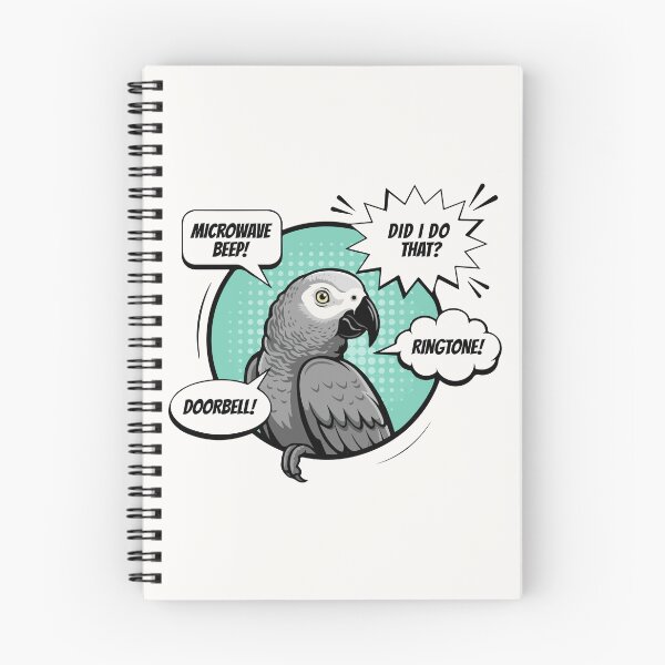 Item preview, Funny African Grey Parrot Pop Art Comic Gift designed and sold by Paw-Soul.