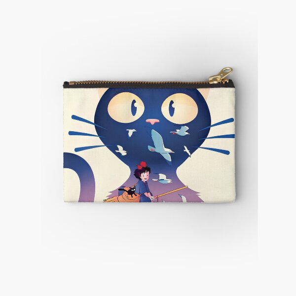 Item preview, Cute kawaii art cat girl [[kiki's]] go -%[ghiblis]%- flying aways roof designed and sold by uwwooshop.
