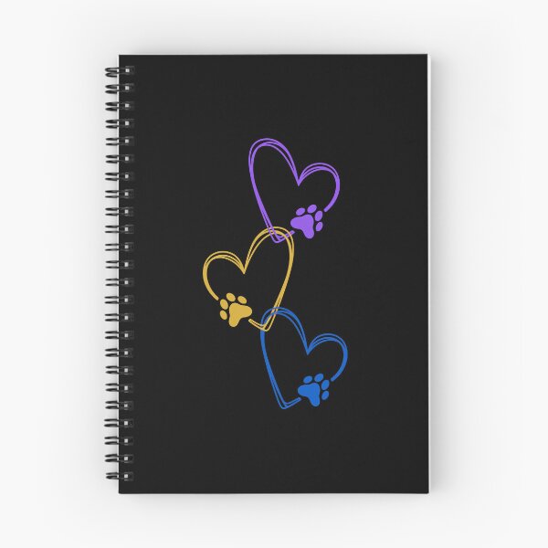 Item preview, Minimalist Triple Heart Pet Paw Print Art designed and sold by GiaoCalonas.