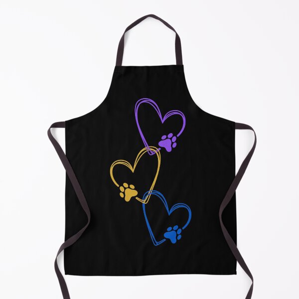 Item preview, Minimalist Triple Heart Pet Paw Print Art designed and sold by GiaoCalonas.