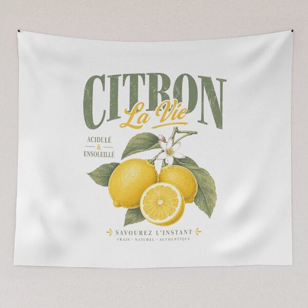 Item preview, Vintage lemon french riviera summer designed and sold by Sixtinebzh.