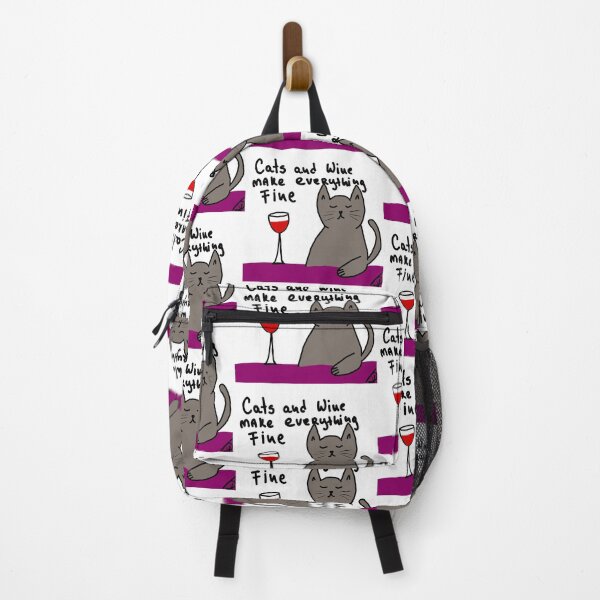 Item preview, cats and wine make every THING fine designed and sold by Kasia1987t.