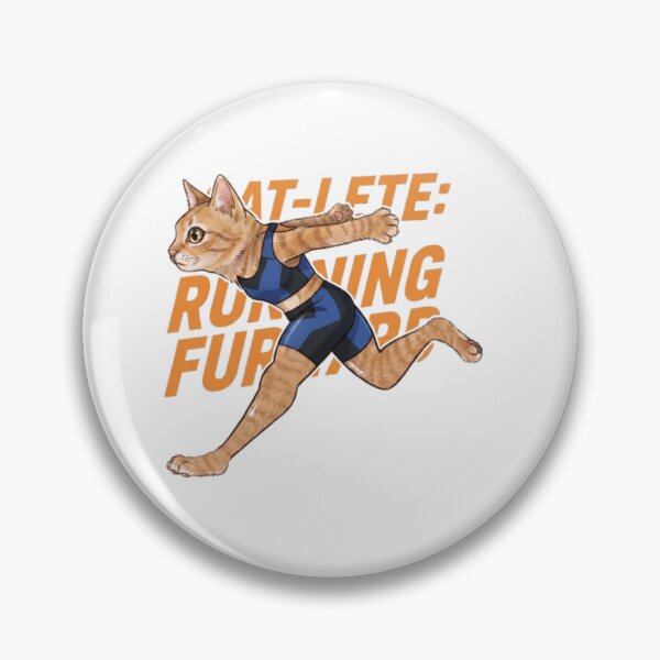 Item preview, Cat-lete Running Forward Sports Aesthetic Illustration designed and sold by Ahmedsyde.