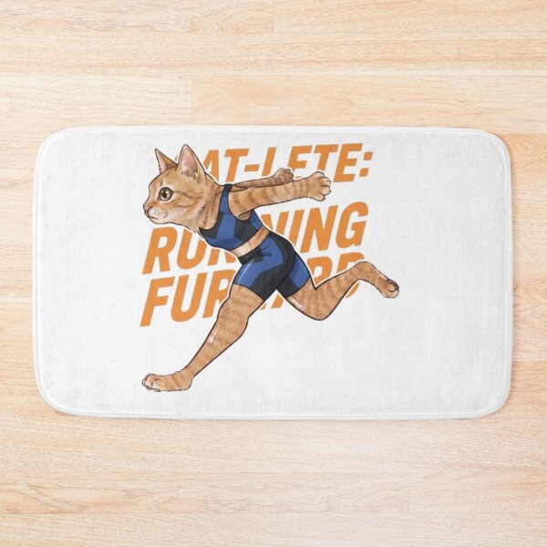 Item preview, Cat-lete Running Forward Sports Aesthetic Illustration designed and sold by Ahmedsyde.
