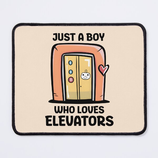 Item preview, Just A Boy Who Loves Elevators Funny Playful Elevator Lover designed and sold by KLArtzStore.