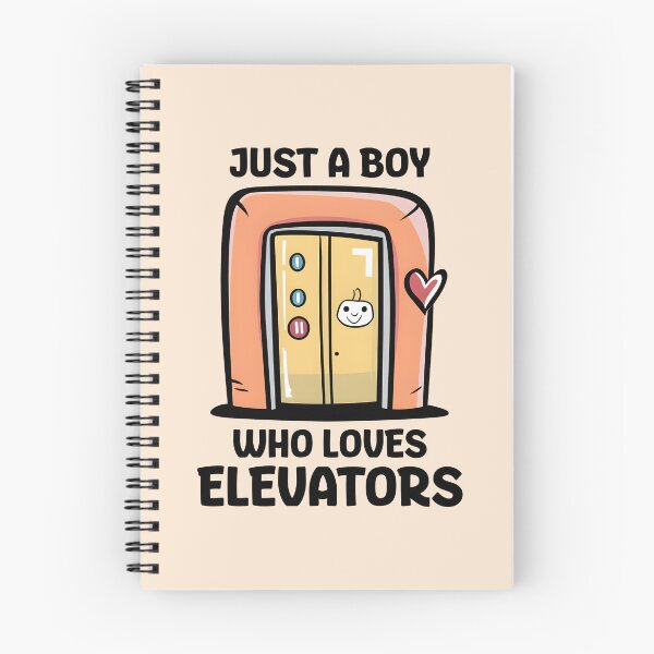 Item preview, Just A Boy Who Loves Elevators Funny Playful Elevator Lover designed and sold by KLArtzStore.
