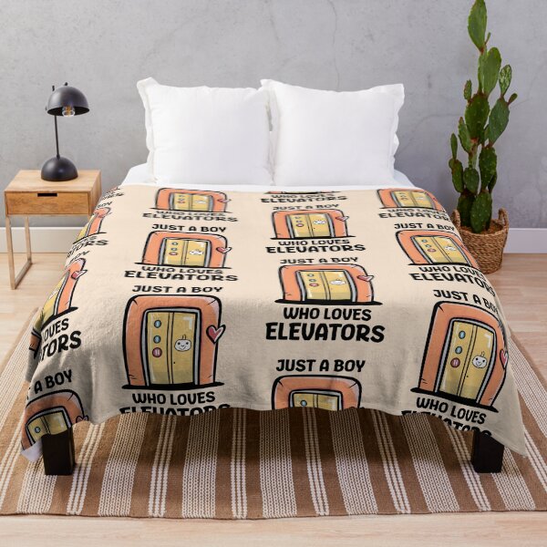 Item preview, Just A Boy Who Loves Elevators Funny Playful Elevator Lover designed and sold by KLArtzStore.
