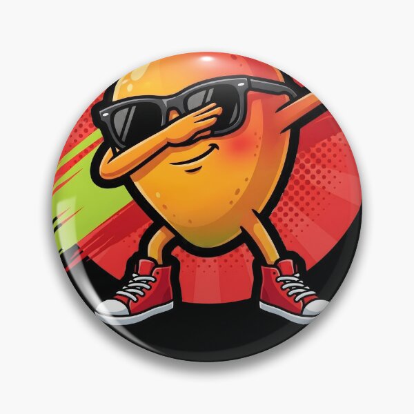 Item preview, Funny Dabbing Mango Cartoon with Sunglasses Cute Tropical Fruit Meme  designed and sold by fawzimorsy.