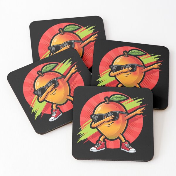 Item preview, Funny Dabbing Mango Cartoon with Sunglasses Cute Tropical Fruit Meme  designed and sold by fawzimorsy.