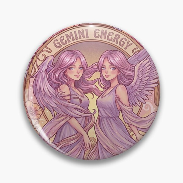 Item preview, Gemini Zodiac Twins Anime Art | Gemini Energy Celestial Angel Goddesses | Pastel Astrology Illustration | Horoscope Wall Art | Gemini Birthday Gift | Fantasy Zodiac Decor designed and sold by RSDigitalPrintDesign.