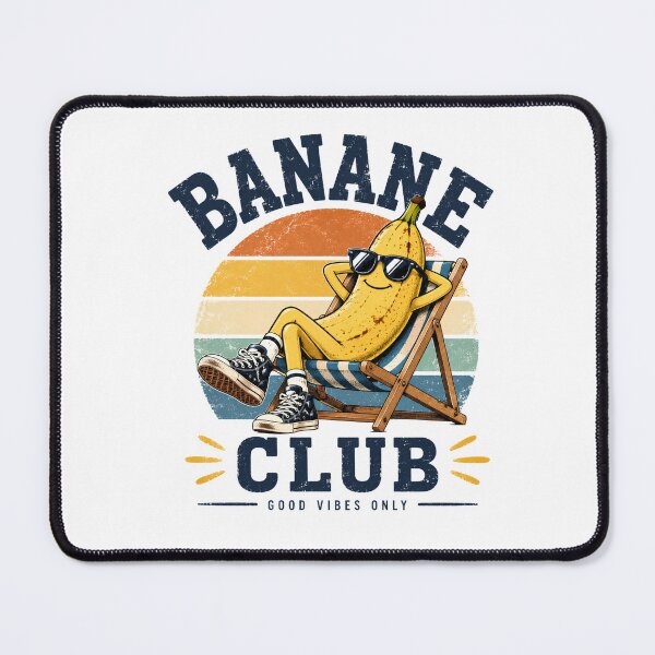 Item preview, Banane club good vibes only funny vintage banana designed and sold by Sixtinebzh.