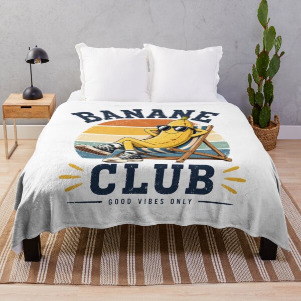 Item preview, Banane club good vibes only funny vintage banana designed and sold by Sixtinebzh.