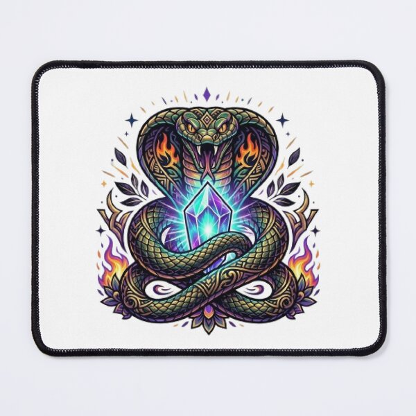 Item preview, Mystic King Cobra T-Shirt Snake Art Fantasy Serpent Vector Design designed and sold by Faisal Shah.