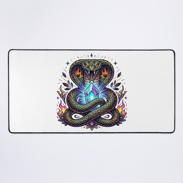 Item preview, Mystic King Cobra T-Shirt Snake Art Fantasy Serpent Vector Design designed and sold by Faisal  Shah.