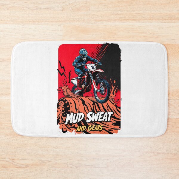 Item preview, Pop Art Off Road Racing Enduro Motorcycle Graphic Art designed and sold by RevUpDesign.