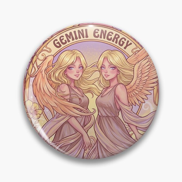 Item preview, Gemini Zodiac Twins Anime Art | Gemini Energy Celestial Angel Goddesses | Pastel Astrology Illustration | Horoscope Wall Art | Gemini Birthday Gift | Fantasy Zodiac Decor designed and sold by RSDigitalPrintDesign.