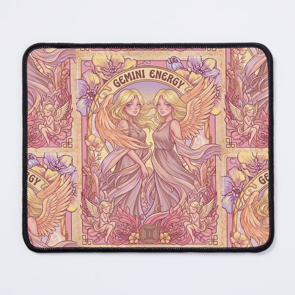 Item preview, Gemini Zodiac Twins Anime Art | Gemini Energy Celestial Angel Goddesses | Pastel Astrology Illustration | Horoscope Wall Art | Gemini Birthday Gift | Fantasy Zodiac Decor designed and sold by RSDigitalPrintDesign.